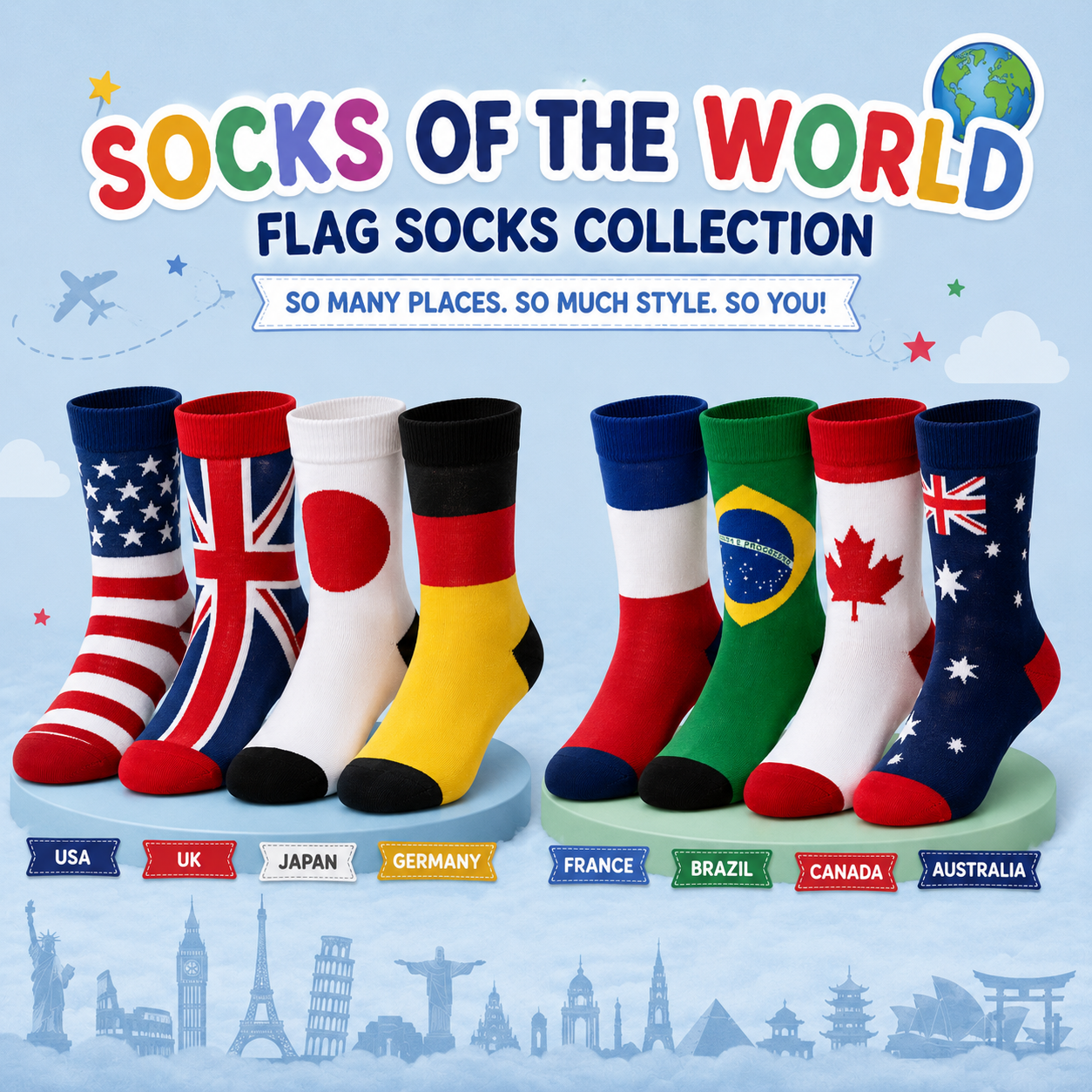 Socks of the World / Flag Socks
