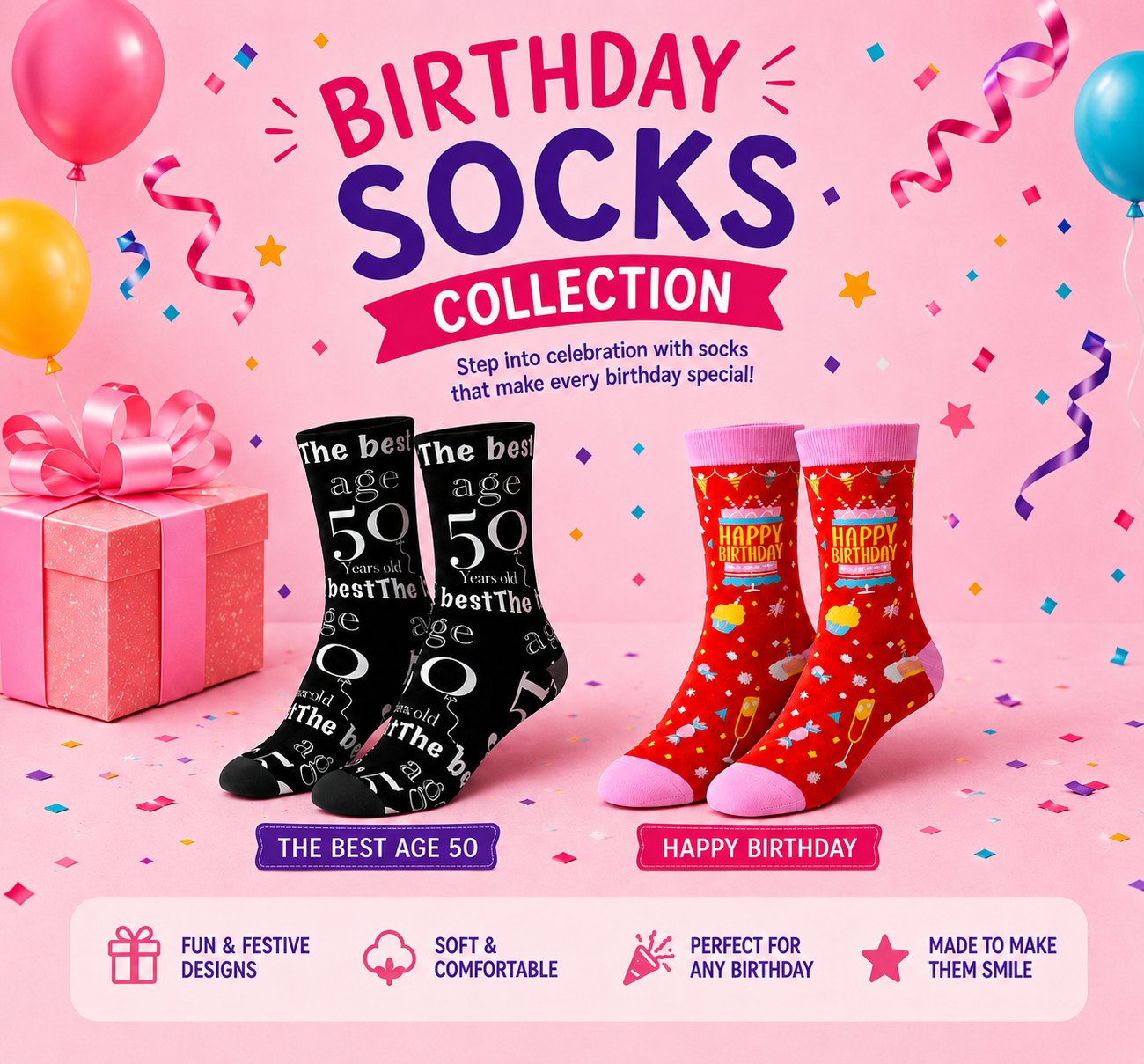 Birthday Socks