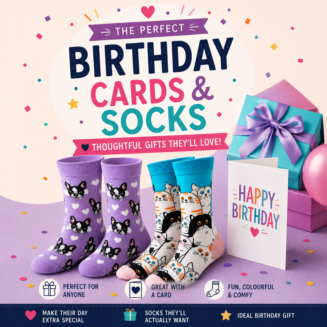 Birthday Socks Surprise