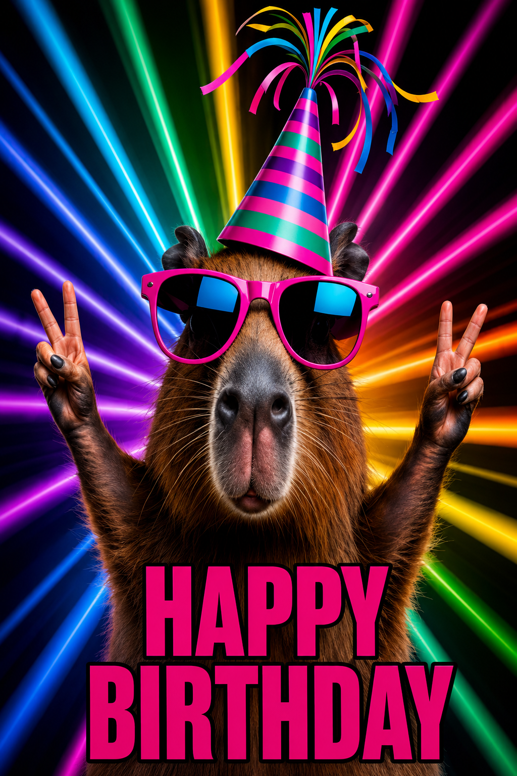 Capybara Birthday Card & Birthday Socks
