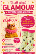 Happy Birthday Cat Card & Crazy Cat Lady Socks