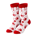 Serial Killer, Hand Print Blood Horror Scary Socks