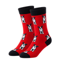 Red French Bulldog Frenchie Socks