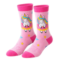 Cute Pink Unicorn Socks