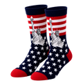 USA FLAG Statue Liberty American Socks