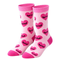 Pink Socks Eye Lashes