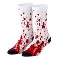 Blood Splatter Horror Scary Socks