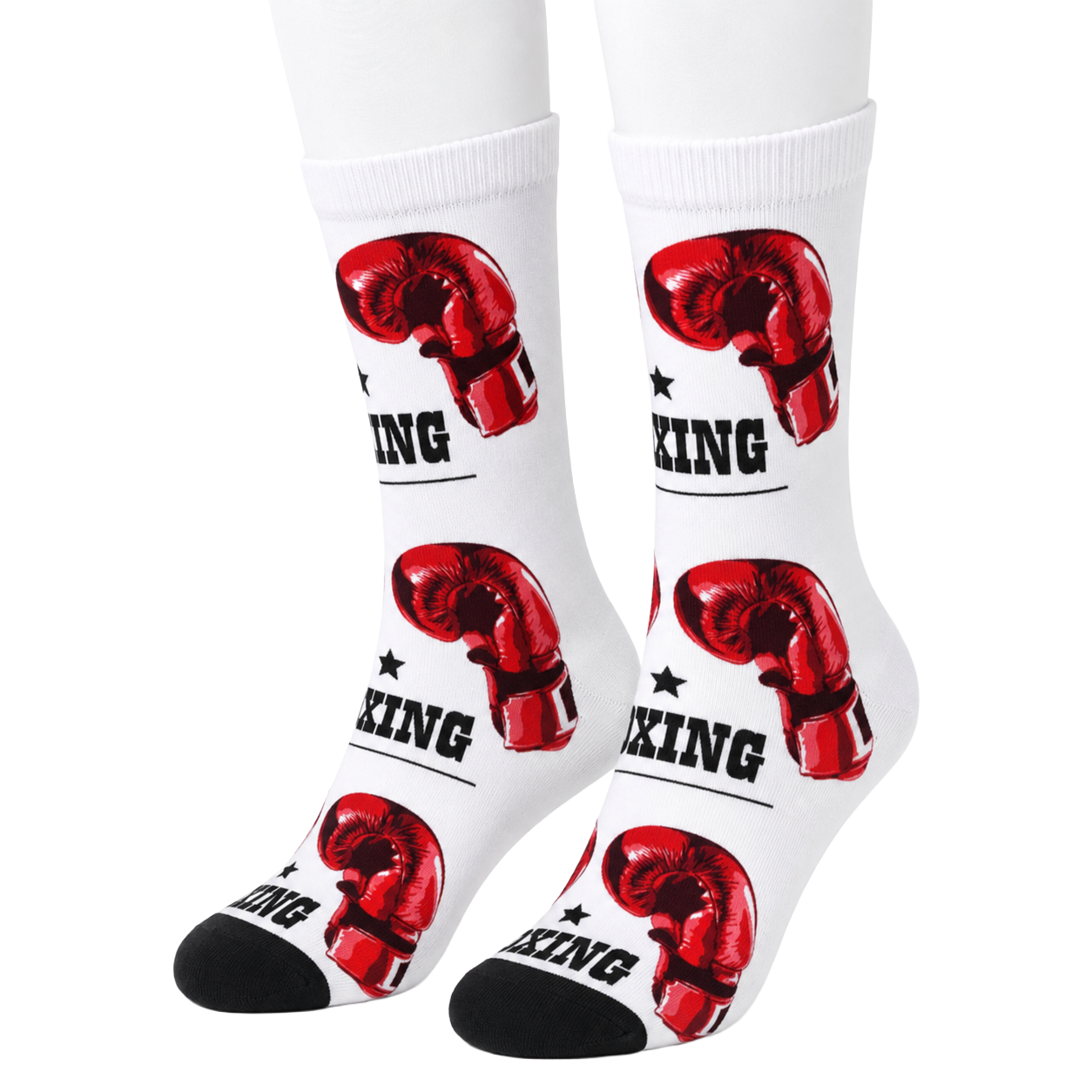 Boxing Socks in White